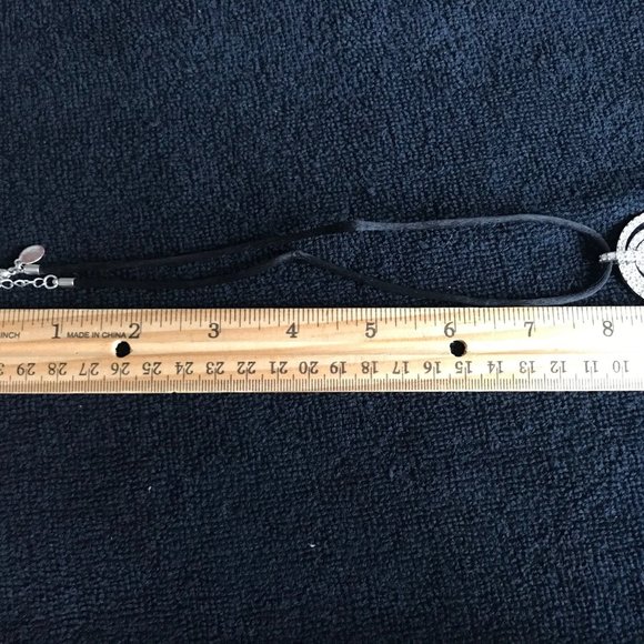 Nolan Miller Crystal Circles Necklace - Picture 2 of 5